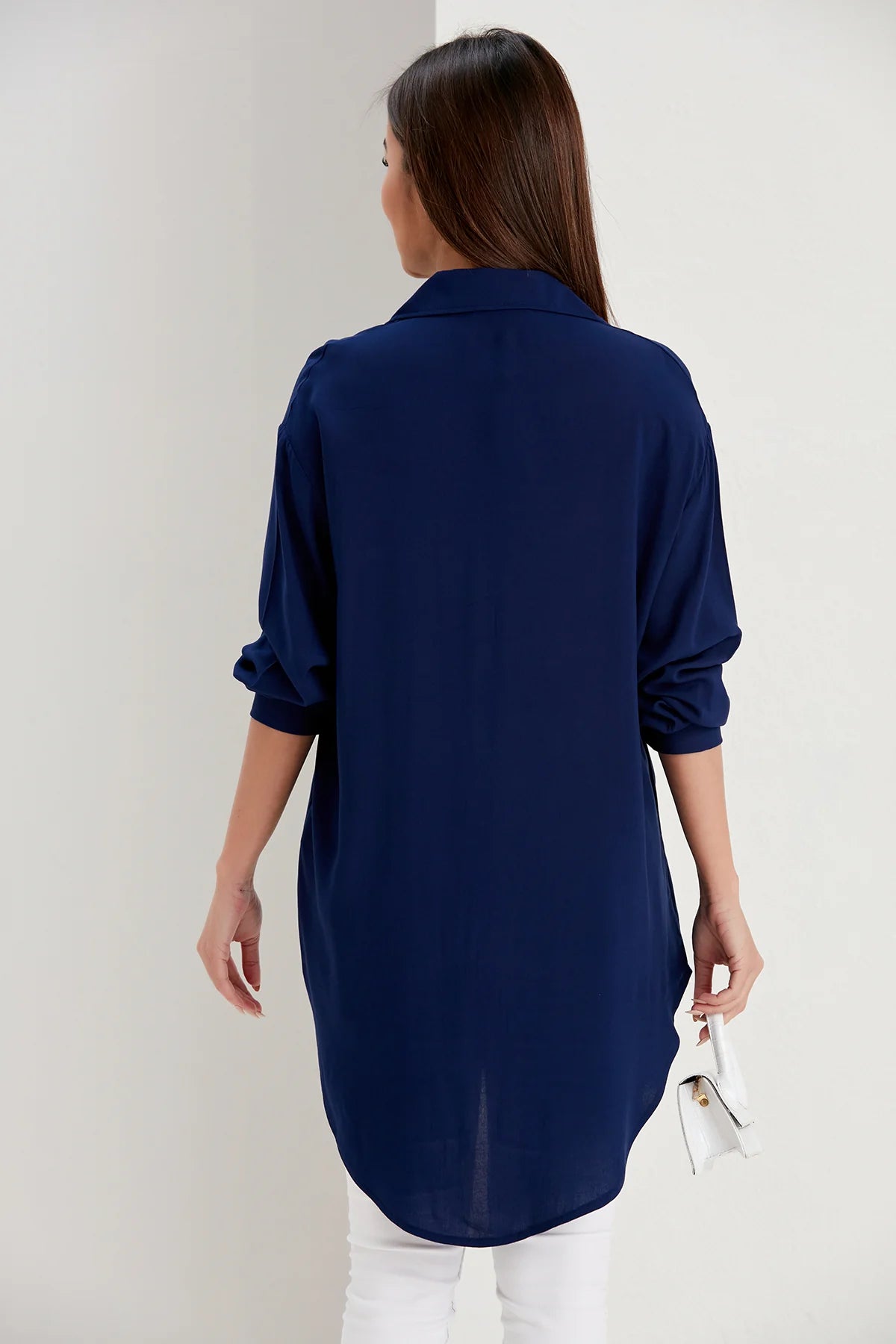 OVERSIZE SHIRT IN NAVY