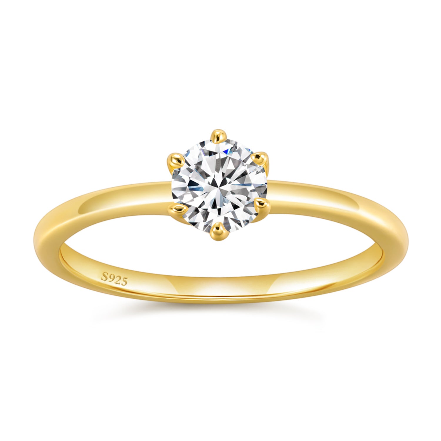 Silver Engagement Ring